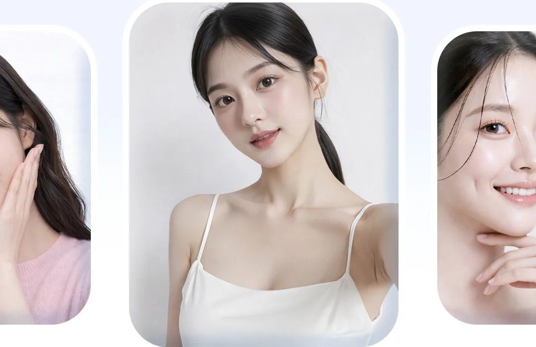 여성 모델 사진들