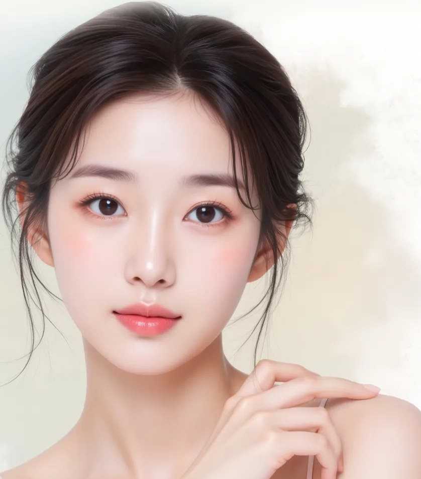 여성 모델 인물 사진
