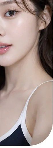 여성 모델 측면 사진