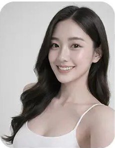미소 짓는 여성 프로필 사진