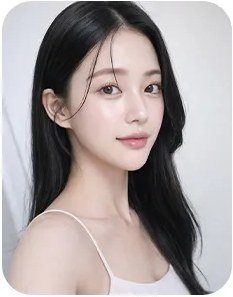 여성 모델 프로필 사진