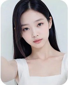 여성 모델 프로필 사진 4