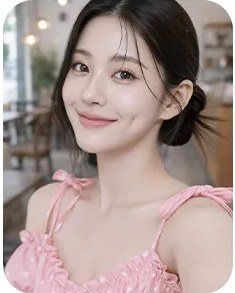 여성 모델 프로필 사진 3
