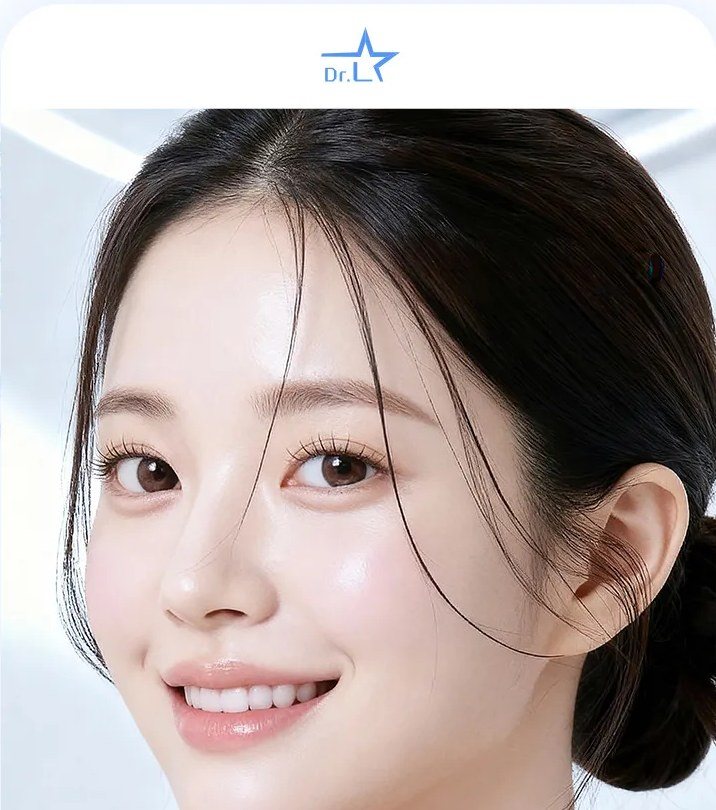 또렷하고 자연스러운 눈매의 여성 모델 사진